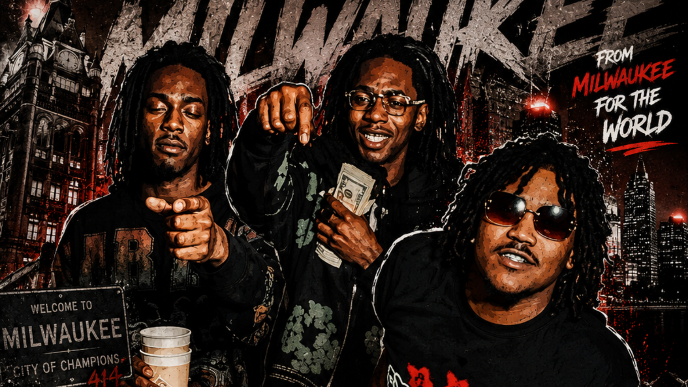 Milwaukee’s Newest Rap Group AllTime Makes Noise With Debut Video “F*ck The District”